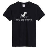 Google 404 You Are Offline Mens Regular T-shirt  Womens Fashion Casual T shirts Tee Geeks Gifts Big Size 100%Cotton Top