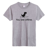 Google 404 You Are Offline Mens Regular T-shirt  Womens Fashion Casual T shirts Tee Geeks Gifts Big Size 100%Cotton Top
