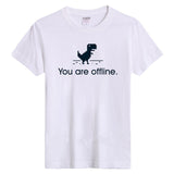 Google 404 You Are Offline Mens Regular T-shirt  Womens Fashion Casual T shirts Tee Geeks Gifts Big Size 100%Cotton Top