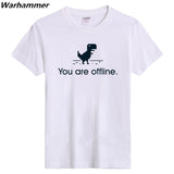 Google 404 You Are Offline Mens Regular T-shirt  Womens Fashion Casual T shirts Tee Geeks Gifts Big Size 100%Cotton Top