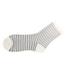 Fashion Ultrathin Transparent Crystal Stripe Lace Elastic Women Ladies Socks