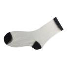 Fashion Ultrathin Transparent Crystal Stripe Lace Elastic Women Ladies Socks
