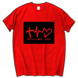 New Christian Men's T-shirt Faith Hope Love Jesus Cotton Black  Shirt men's top tees summer cotton tee shirt