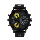 Men's Fashion Luxury Watch Leather Sport Analog Quartz Mens Wristwatches