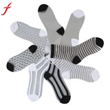 Fashion Ultrathin Transparent Crystal Stripe Lace Elastic Women Ladies Socks