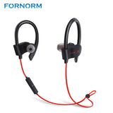 FORNORM Wireless Bluetooth 4.1 Earphones Headphone Sport Running Headset Stereo Bass Earbuds Handsfree With Mic