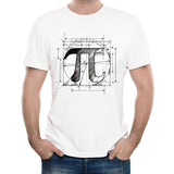 Math T-Shirt Men's Casual Printed T Shirt High Quality Male Short Sleeve Tee Shirt Tops