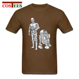 Star Wars Robots T shirt homme Geek T-shirt JEDI tshirt hombre Yoda Rebel tshirt Darth Vader Tee shirt