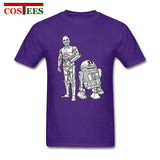Star Wars Robots T shirt homme Geek T-shirt JEDI tshirt hombre Yoda Rebel tshirt Darth Vader Tee shirt